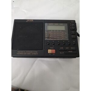 Jäger PL-440 portable shortwave radio featuring a digital display, electronic...